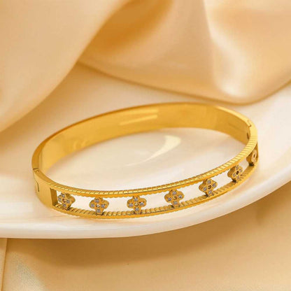 Waterproof Stainless Steel Bangle Bracelets