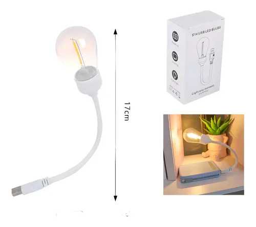 Book Reading/Camping Light/Night Light Retro Authentic Usb Input Lamp Unbreakable Lamp