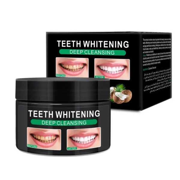 Whitening Teeth Powder With Coconut Oil Whitening Deep Oral Care